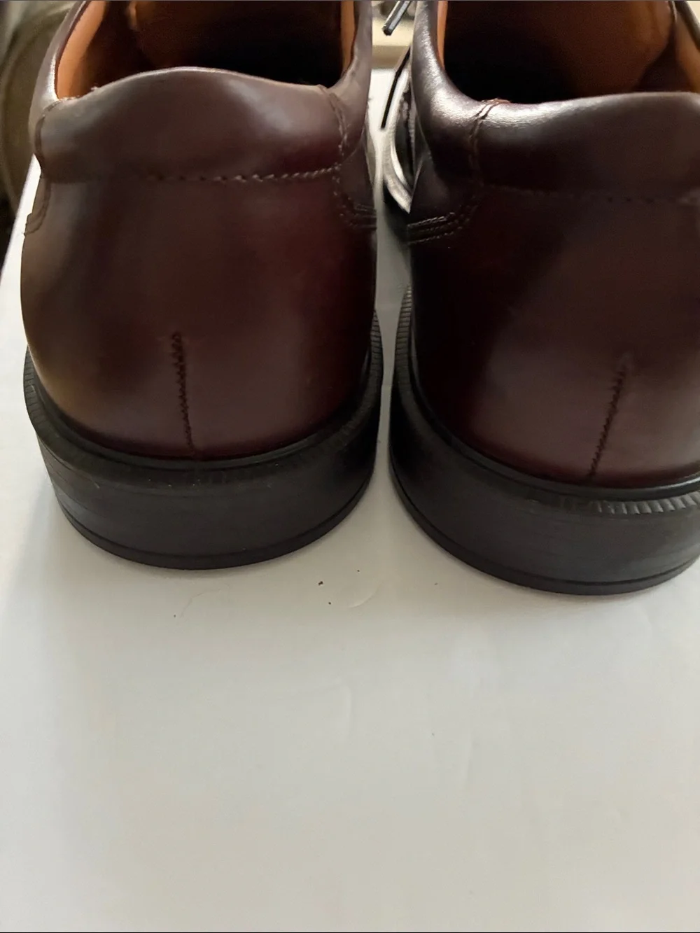 Ecco Men's Classic Lace-Up Leather Dress Shoes - Brown, Size 13.5